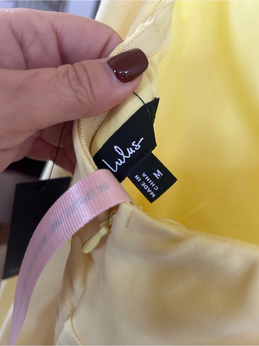 NWT Lulus Laney Light Yellow Strapless Corset Maxi Dress - Picture 11 of 12